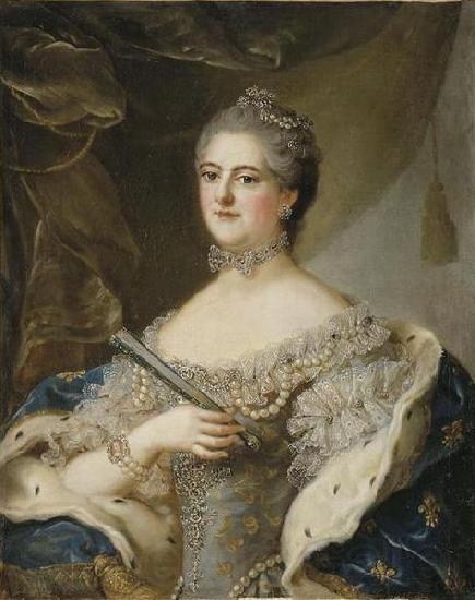 Jjean-Marc nattier elisabeth-Alexandrine de Bourbon-Conde, Mademoiselle de Sens Norge oil painting art